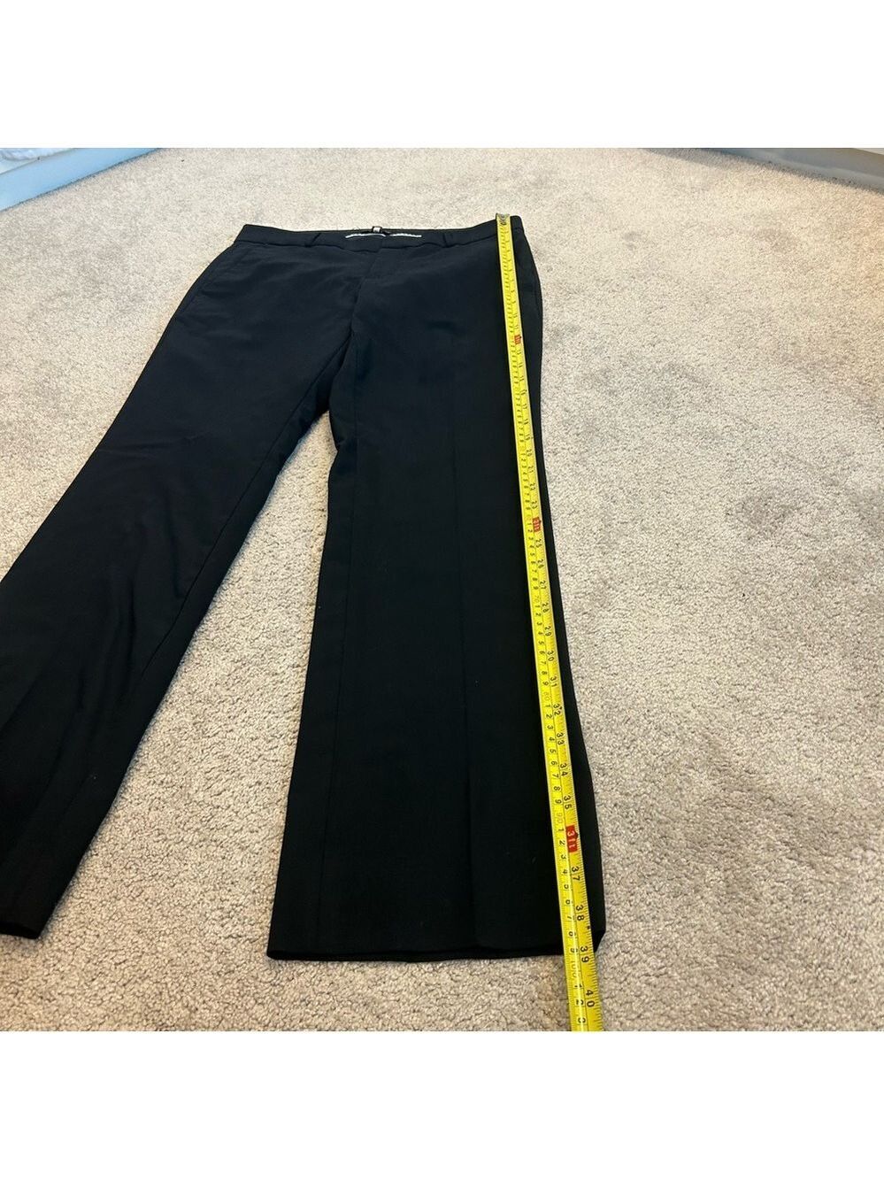 Banana Republic women’s black Wool Logan dress pants trousers fully lined Sz 4S - Picture 10 of 15
